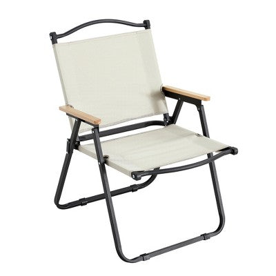  Gulches Outdoor Portable Chairs - Beige Folding Chair For Camping, Picnics, And More, 280 Lbs Capacity