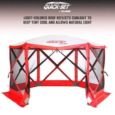  CLAM Quick-Set Escape Sport 11.5 X 11.5 Ft Tailgating Canopy Tent