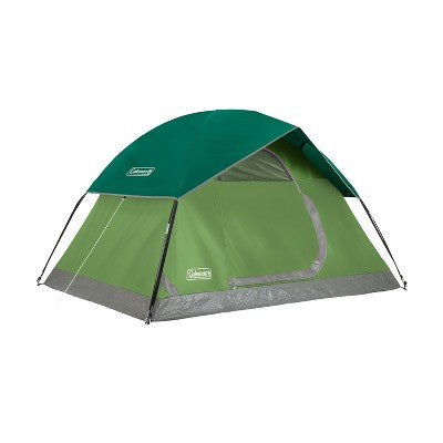  Coleman Sundome 2-Person Camping Family Tent - Green