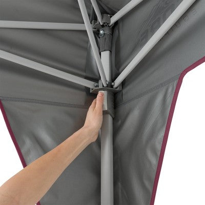  CORE Instant Canopy 10 X 10 Foot Outdoor Pop Up Shade Canopy Shelter Tent, Gray