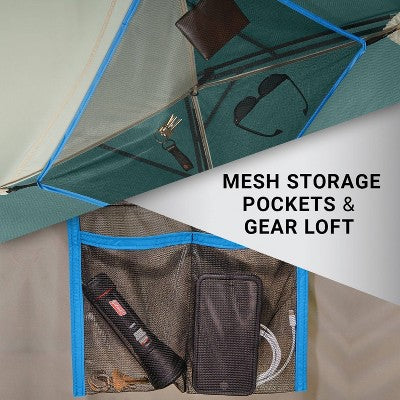  Coleman 7' Skydome Camping 2 Person Family Tent - Evergreen