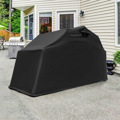  Costway 11.2' X 4.5' X 6.3' Waterproof Motorbike Storage Tent Outdoor Motorcycle Shelter