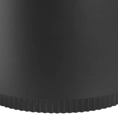  DuraVent DVL 6DVL-AD 6'' Stainless Steel Double Wall Air Insulated Section Wood Burning Stovetop Connecting Adapter, Without Damper, Black