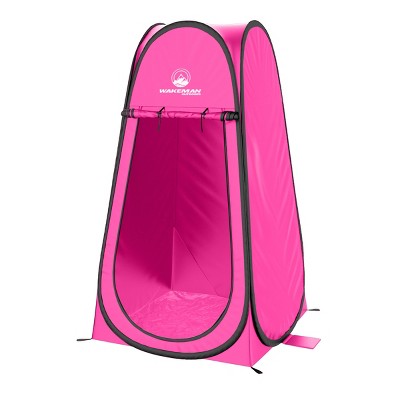  Pop Up Pod Privacy Tent - Camping, Beach, Or Tailgate With Carry Bag By Wakeman Outdoors (Pink)