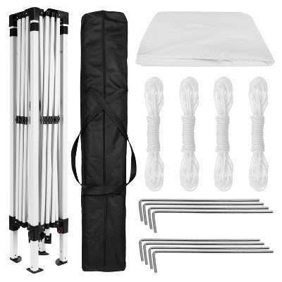  Flash Furniture 10'x10' Outdoor Pop Up Event Slanted Leg Canopy Tent With Carry Bag