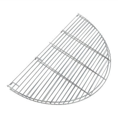 Sunnydaze Decor Sunnydaze Outdoor Camping Portable Heavy-Duty Foldable Chrome-Plated Fire Pit Cooking Grill Grate
