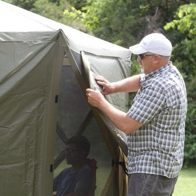  CLAM Quick-Set Screen Hub Tent Wind & Sun Panels, Accessory Only, Green