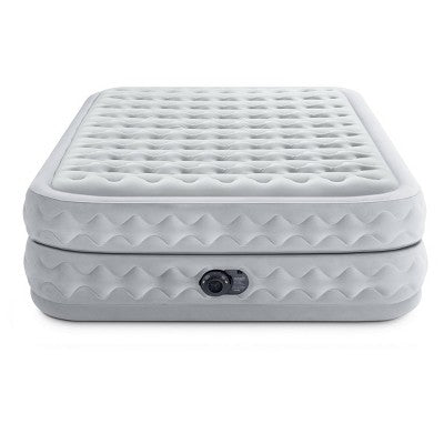  Intex 20" Supreme Air-Flow Queen Air Mattress With Internal 120V Pump