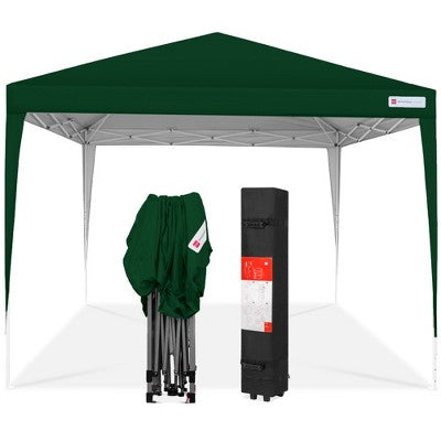  Best Choice Products 10x10ft Pop Up Canopy Outdoor Portable Adjustable Instant Gazebo Tent W/ Carrying Bag