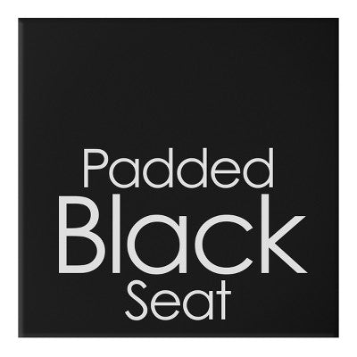 Trademark Home Heavy-Duty 24-Inch Folding Stools With Padded Seats, Black, Set Of 4