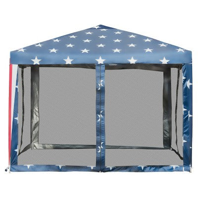  Costway 10'x10' Folding Pop Up Tent Gazebo Canopy Mesh Sidewall