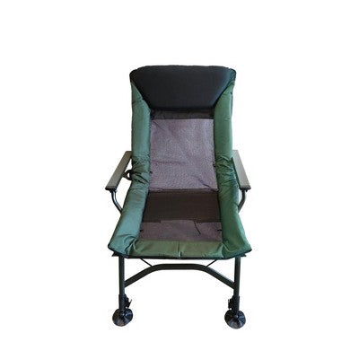  KTMBDW Portable Camping Chair, Cushioned Seat & Back, Camping Chair With Adjustable Backrest For Indoor And Outdoor Camping Beach Hiking Fishing
