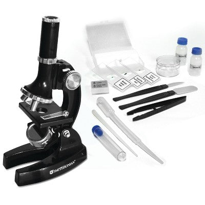  Smithsonian 150X, 450X, 900X Microscope Kit