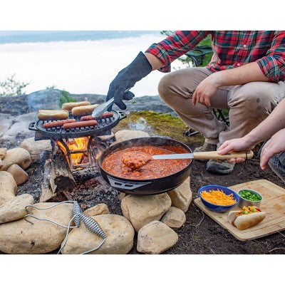  Lodge 14" Seasoned Cast Iron Cook-It-All Pan