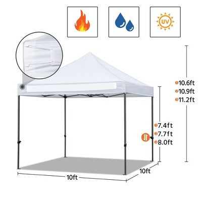  Yaheetech Pop-up Waterproof Canopy 10'x10'