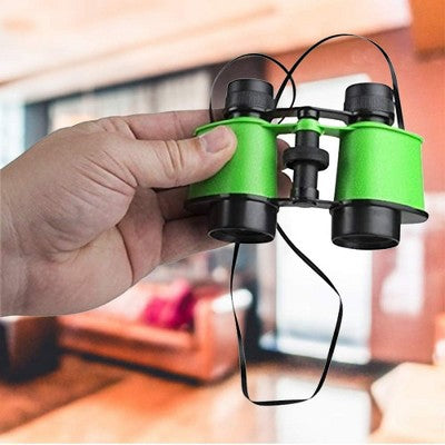 Kicko 3.5" X 5" Binoculars Toy For Bird Watching And Jungle Pretend Play- Pack 12