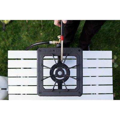  Stansport Single Burner Cast Iron Stove With Regulator Hose