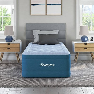  Beautyrest Comfort Plus 17" Anti-Microbial Air Mattress With Pump - Twin