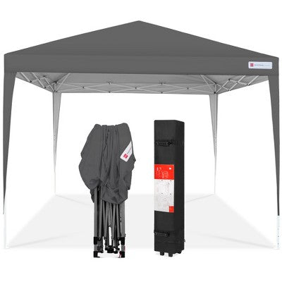  Best Choice Products 10x10ft Pop Up Canopy Outdoor Portable Adjustable Instant Gazebo Tent W/ Carrying Bag
