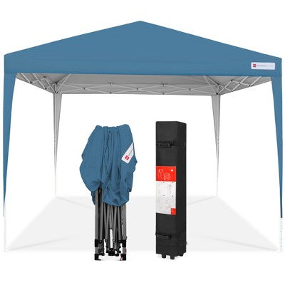  Best Choice Products 10x10ft Pop Up Canopy Outdoor Portable Adjustable Instant Gazebo Tent W/ Carrying Bag