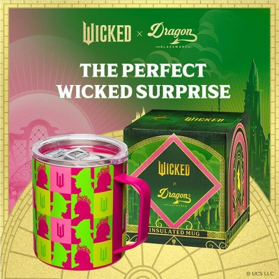  Dragon Glassware X Wicked 12 Oz Stainless Steel Camp Mug - Pink