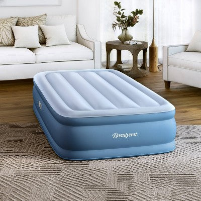  Beautyrest Sensarest 14" Anti-Microbial Air Mattress With Built-In Pump - Twin
