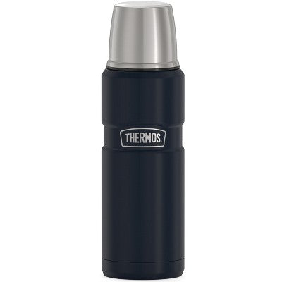  Thermos® 16-Ounce Stainless King™ Vacuum-Insulated Stainless Steel Compact Bottle (Matte Blue)