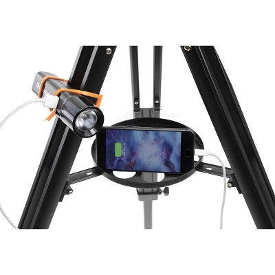  Celestron Starsense Explorer DX 102AZ App Enabled Refractor Telescope With Bonus Power Tank Glow 5000 Portable Power Bank