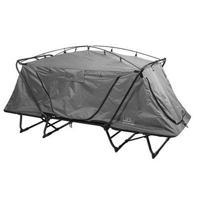  Kamp-Rite Portable Elevated 1-Person Oversize Tent Cot, Chair, Tent, For Camping Or Hunting, Easy Setup, Waterproof Rainfly & Carry Bag