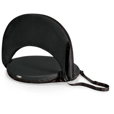  Picnic Time Oniva Seat Portable Reclining Chair - Black