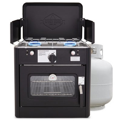  Hike Crew Portable Camping Oven With Dual Burner Propane Stove
