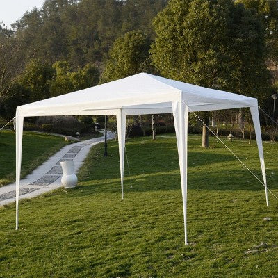  Costway 10'x10' Outdoor Heavy Duty Pavilion Cater Events Outdoor Party Wedding Tent White