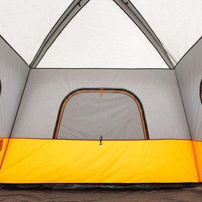  Core Equipment 6 Person Straight Wall Tent - Orange