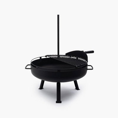  Barebones Black COWBOY FIRE PIT GRILL - 23"