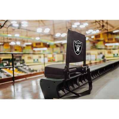  NFL Las Vegas Raiders Stadium Seat Cushion With Back Support