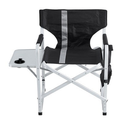  ALEXOUN Outdoor Camping Folding Chairs With Side Table Storage Bag,Cup Holder,for Indoor,Outdoor,Camping,Fishing,Supports 400 Lbs,