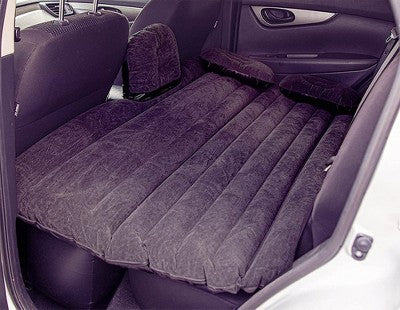  Zone Tech Inflatable Car Travel Air Mattress Back Seat – Pump Kit - Vacation Camping-Sleep Blow Up Pad Car Bed Back Seat With 2 Air Pillows Car SUV