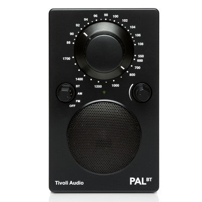  Tivoli Audio PAL BT Bluetooth AM/FM Portable Radio & Speaker (Black)