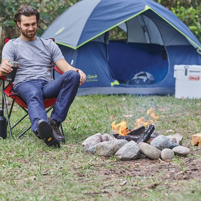  Coleman 4'x7' Sundome 2 Person Camping Tent - Gray/Blue