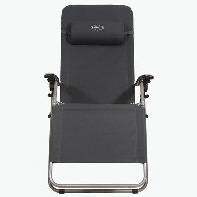  Kamp-Rite Outdoor Folding Reclining Zero Gravity Chair W/Headrest Pillow For Backyard, Camping, Tailgating, And Sports, 300 LB Capacity