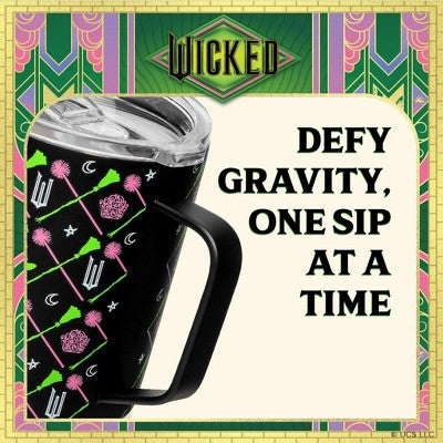  Dragon Glassware X Wicked 12 Oz Stainless Steel Camp Mug - Black