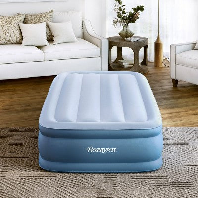  Beautyrest Sensarest 14" Anti-Microbial Air Mattress With Built-In Pump - Twin