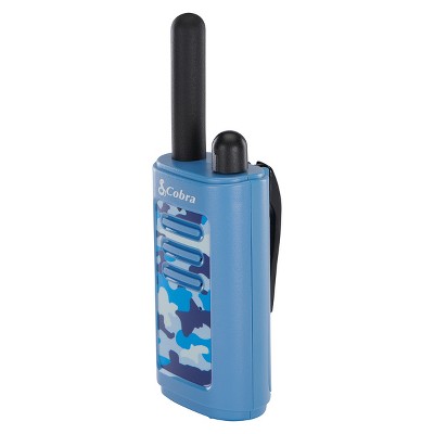  Cobra HE150 B - Kid Friendly Walkie Talkies - 16-Mile Range Two-Way Radio Set, 2-Pack - Blue