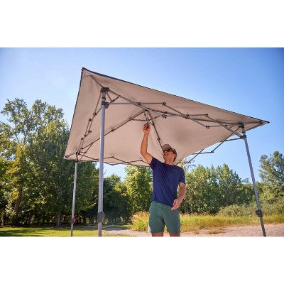  Coleman Oasis Lite Canopy 7'x7' One Peak Sunwall Beach Shelter Tent - Black