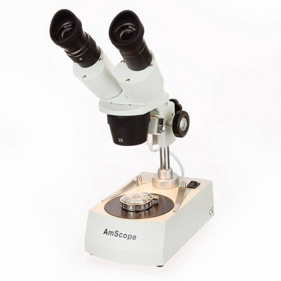  Dual Halogen Light Stereo Microscope With 20X To 80X Magnification - AmScope