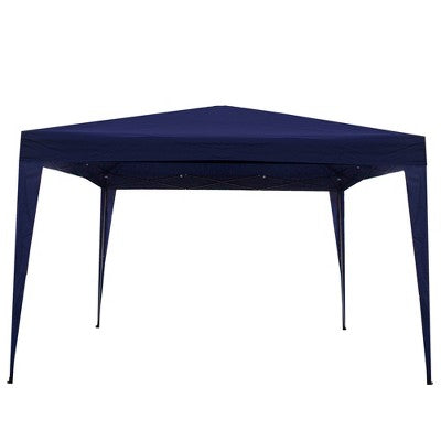  Northlight 10' X 10' Navy Blue Pop-Up Outdoor Canopy Gazebo